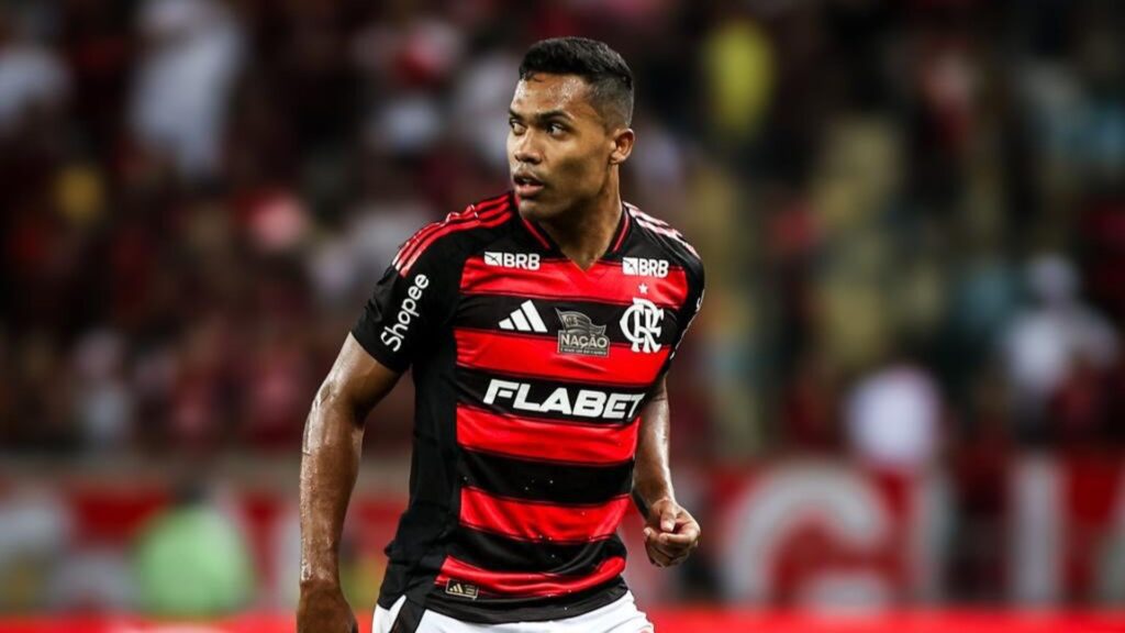 Alex Sandro, lateral-esquerdo do Flamengo.