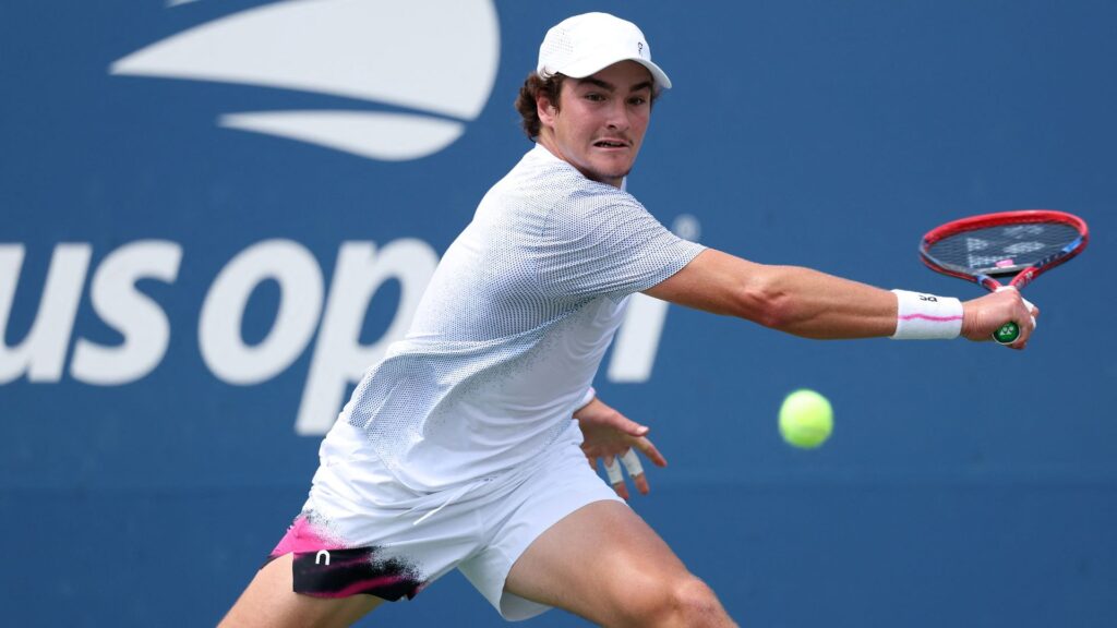 João Fonseca se despediu do US Open 2025 (Foto: Elsa/Getty Images via AFP)