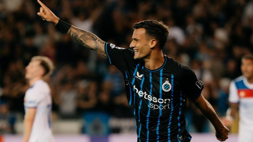 Club Brugge goleou e avançou à fase de liga da Champions (Foto: Reprodução)