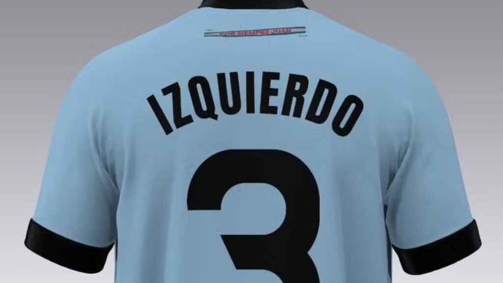 Camisa do São Paulo homenageia o jogador Juan Izquierdo, que atuava no Nacional (Foto: Reprodução)