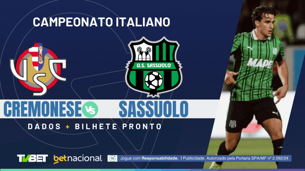 Cremonese x Sassuolo