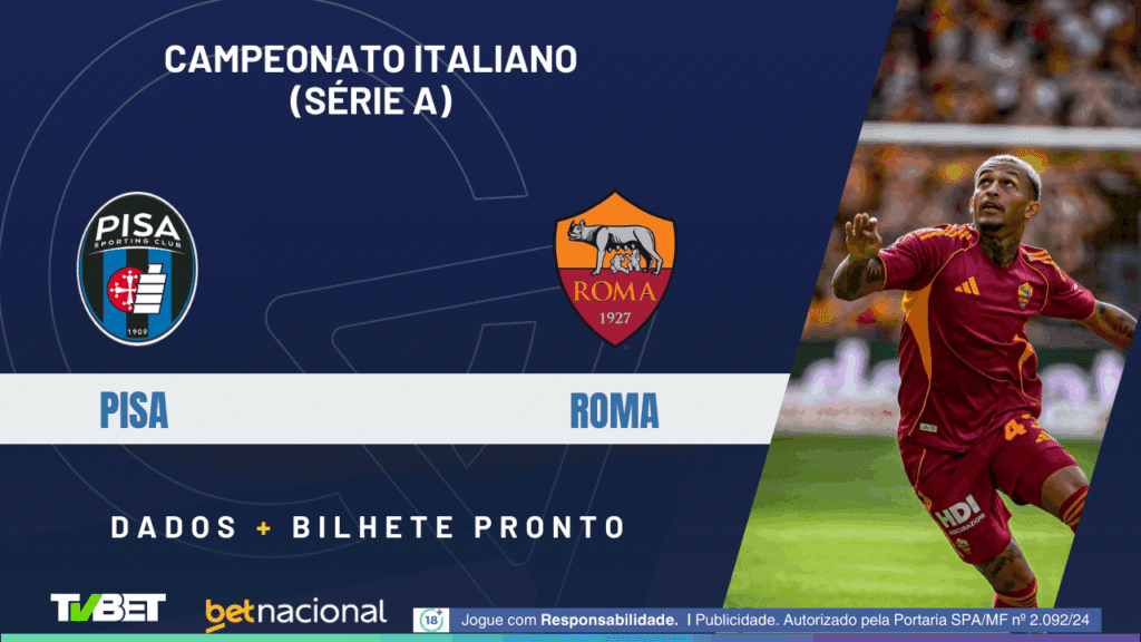 Pisa x Roma (Série A italiana).
