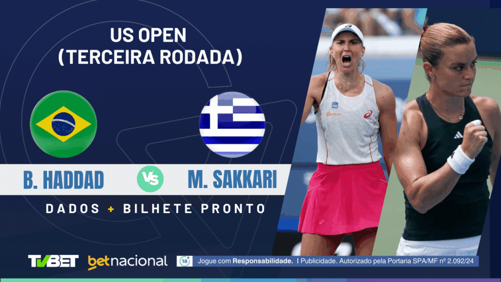 Bia Haddad x Sakkari - US Open 2025