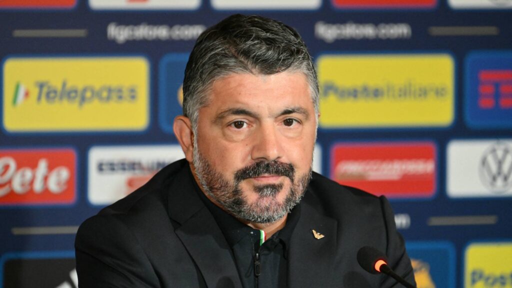 Gattuso fez a sua primeira convocação no comando da Itália. Foto: Alberto PIZZOLI / AFP