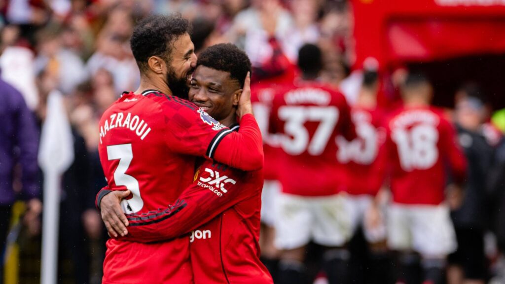 O Manchester United conquistou a sua primeira vitória na temporada da Premier League. Foto: Reprodução/X