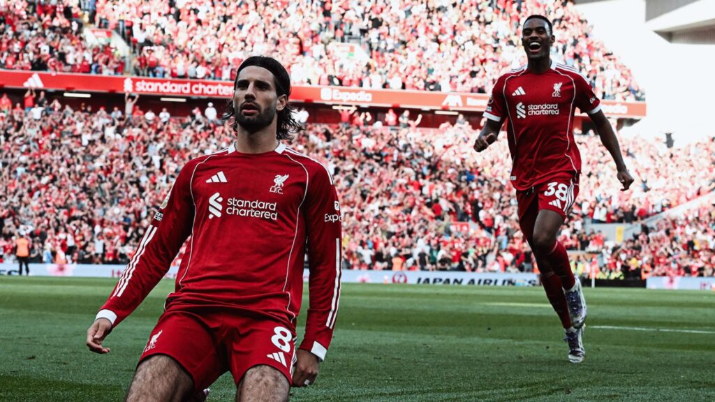 Liverpool venceu o Arsenal pelo Campeonato Inglês (Foto: Reprodução)