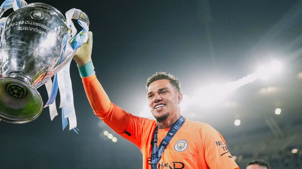 Ederson após título da Champions League