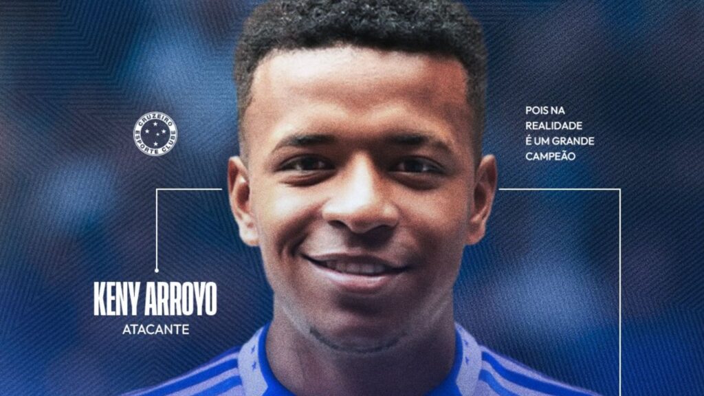 Keny Arroyo, novo atacante do Cruzeiro